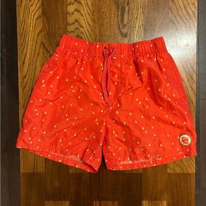 Islandhaze Red Swim Trunks